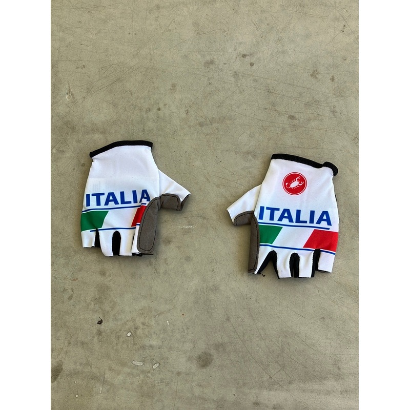 Padded Gloves Mitts | Castelli | Italia Italy National Team | Pro-Issued Cycling Kit