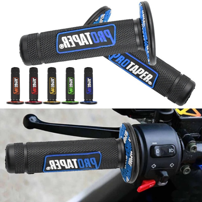 Protaper Universal Motorcycle Handlebar Grips Soft Rubber Anti-Vibration Grip Covers for Comfort & Safety Upgraded E-Bike/Motorcycle