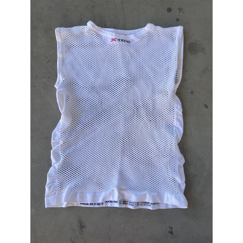 Eolo | X-Tech Sleeveless Base Layer| White | S | Rider-Issued Pro Team Kit