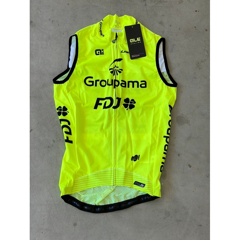 Wind Vest / Gilet | Ale | Yellow |Groupama Franaise des Jeux | Pro Cycling Kit