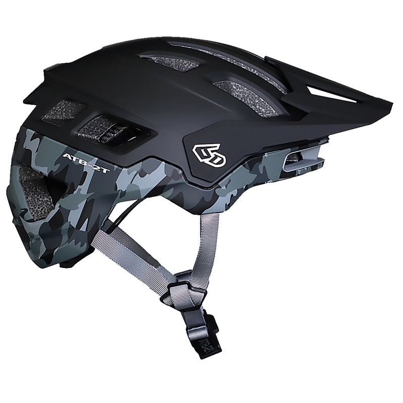 6D Helmets ATB-2T Helmet Ascent Matte Black Camo – M/L