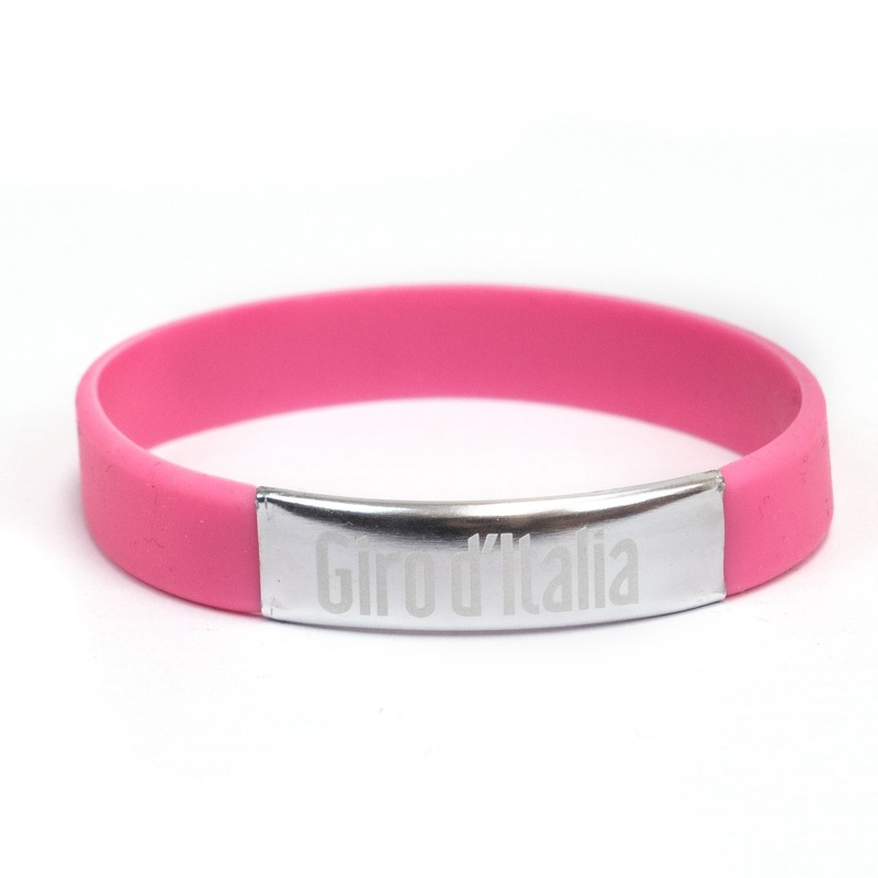 Bracciale in silicone con targhetta Giro d’Italia
