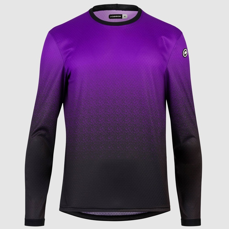 Maglia maniche lunghe Assos Trail T3 Zodzilla – Viola