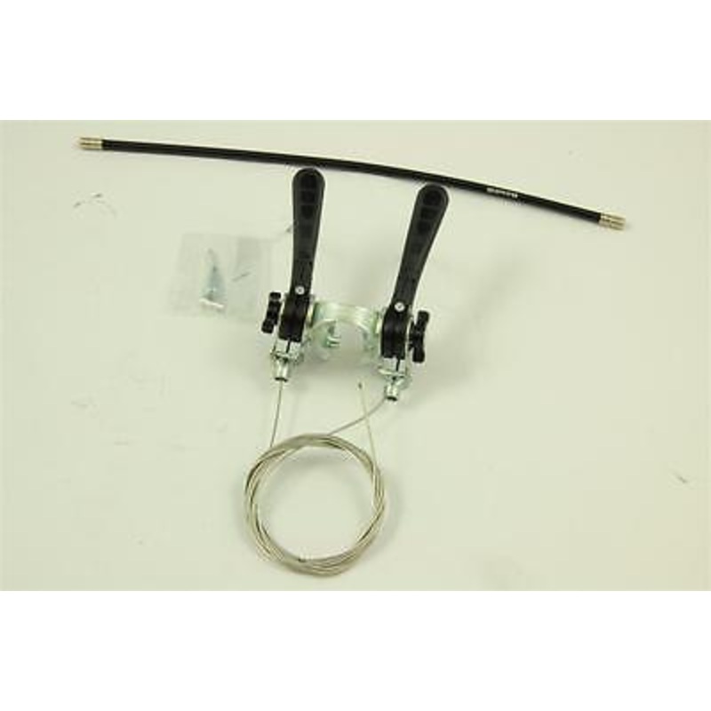 SHIMANO SL- QP10 RACING BIKE FRAME FIT DOUBLE GEAR SHIFTERS-LEVERS GENUINE NOS
