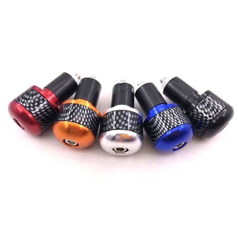 22mm Motorcycle Bar End Snakeskin Plugs – CNC Aluminum Handlebar Stoppers for Custom Bikes