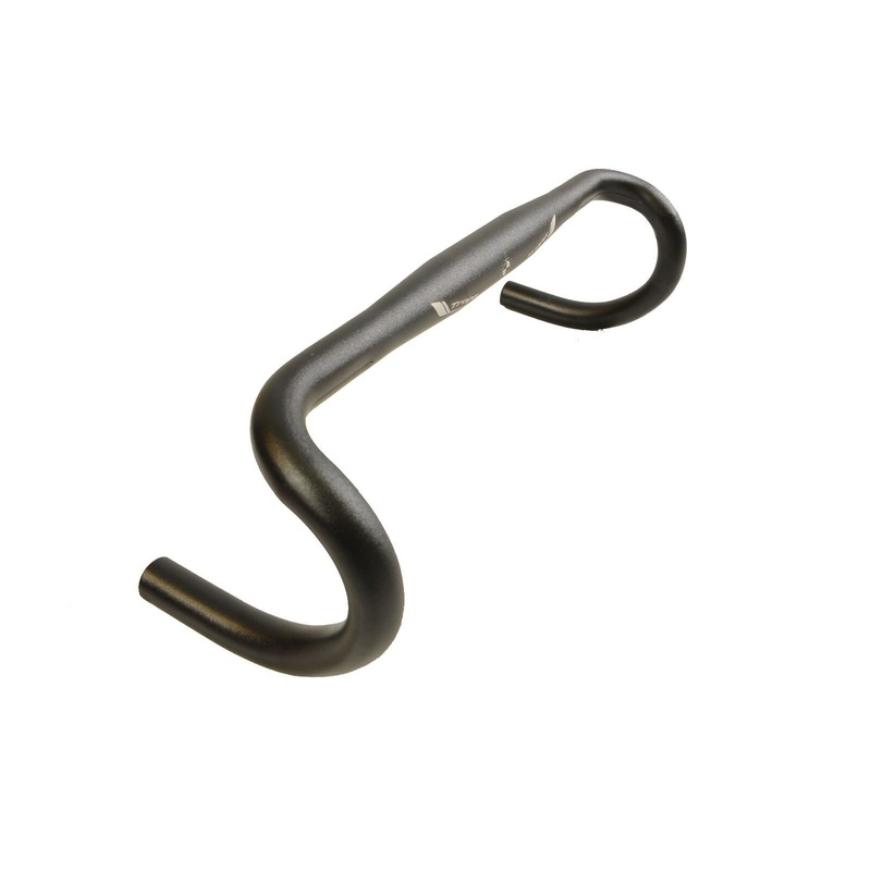 440mm Kalloy Racing Lightweight Alloy Short 125mm Drop Handlebars, Black 31.8mm