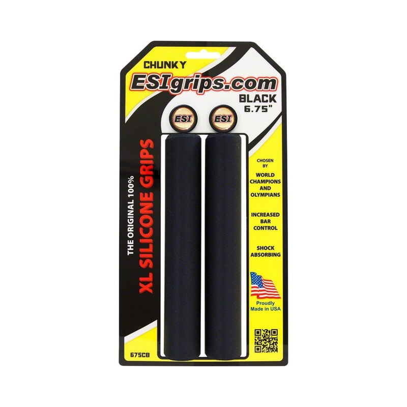 ESI Grips XL 6.75 Chunky Grips (Black)