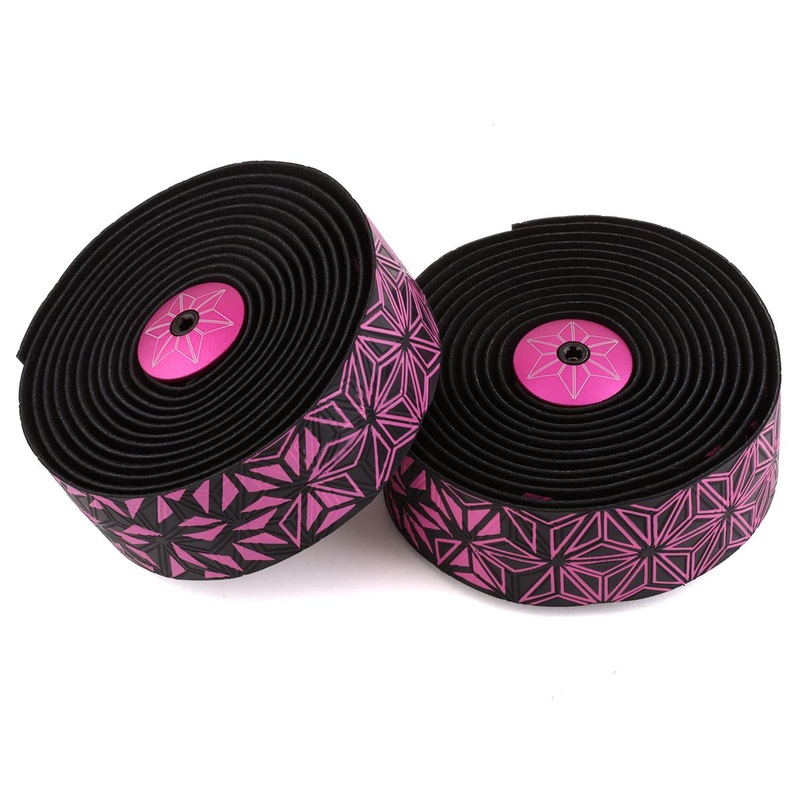 Supacaz Super Sticky Kush Handlebar Tape (Neon Pink) (Star Fade)