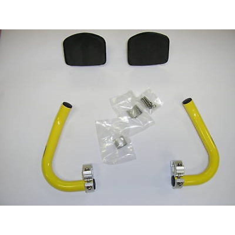 TRI BARS EXTENSION SET FOR RACING CYCLES,ROAD BIKES ALLOY YELLOW HUGE DISCOUNT