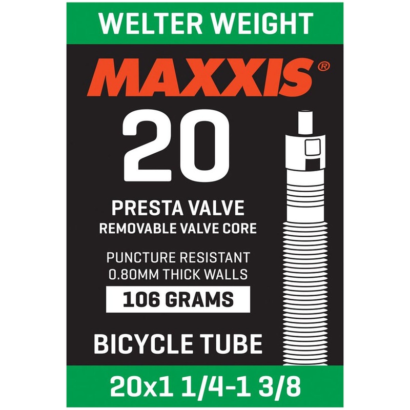 Camera d’aria Maxxis welter weight 20×1 1/4-1 3/8 – Presta 40 mm