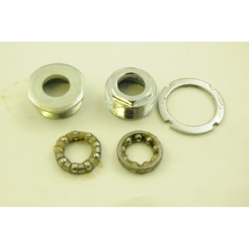 STANDARD BIKE CYCLE BOTTOM BRACKET CUP SET + BEARINGS THREADED 24tpi 1.37 BB SET