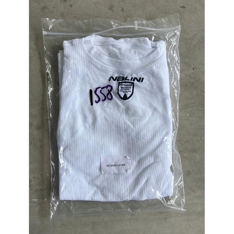 Intermarche | Nalini Short Sleeve Base Layer | White | S/M | Pro-Issued Team Kit