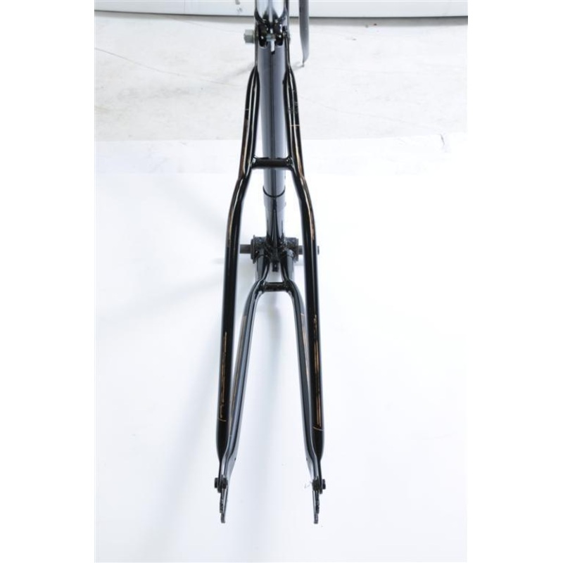 ANTIQUE STYLE ROADSTER 19 FRAME & FORK SET FOR 26 WHEEL ROD BRAKE LADIES BLK