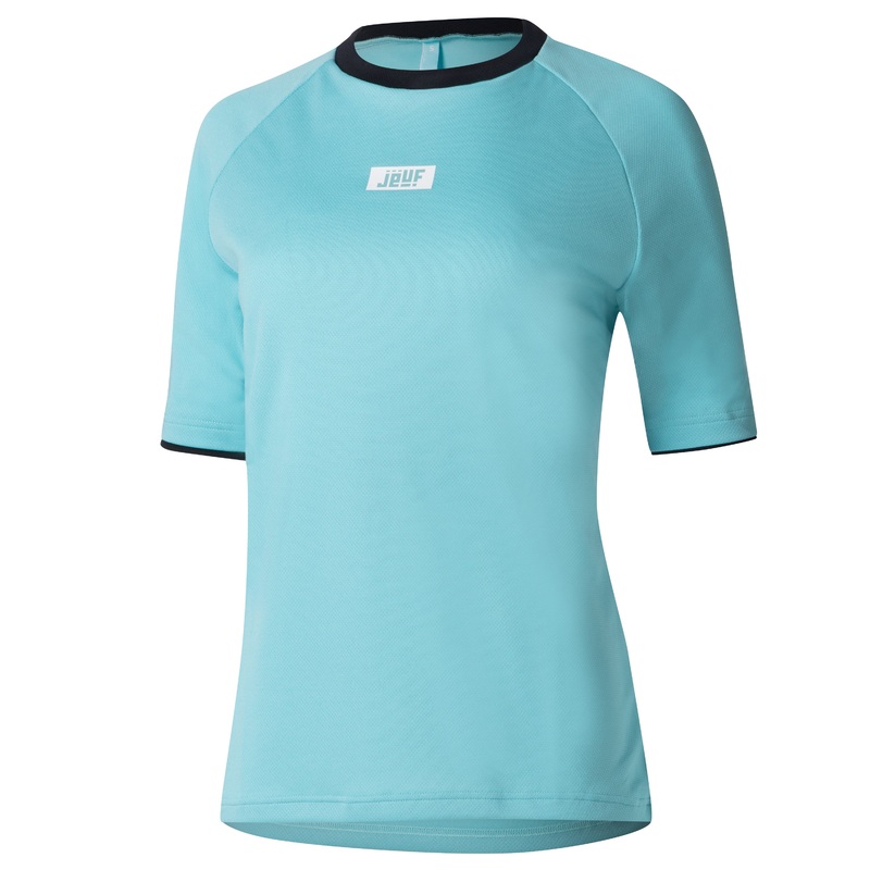 Maglia Juf Essential MTB Solid donna manica corta – Acqua