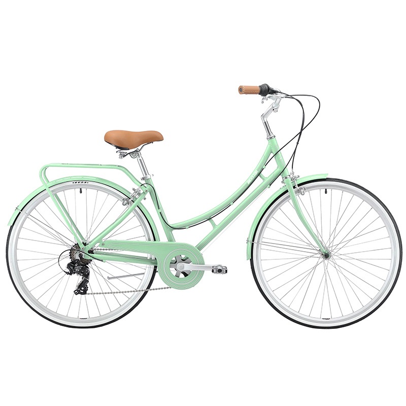 Urban Bike 26 Inch Retro High Carbon Steel Double Seat Retro City Bike Women Bicycle