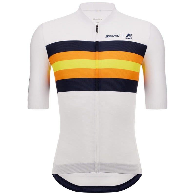 Maglia Le Vrai Santini x K-WAY – Bianco