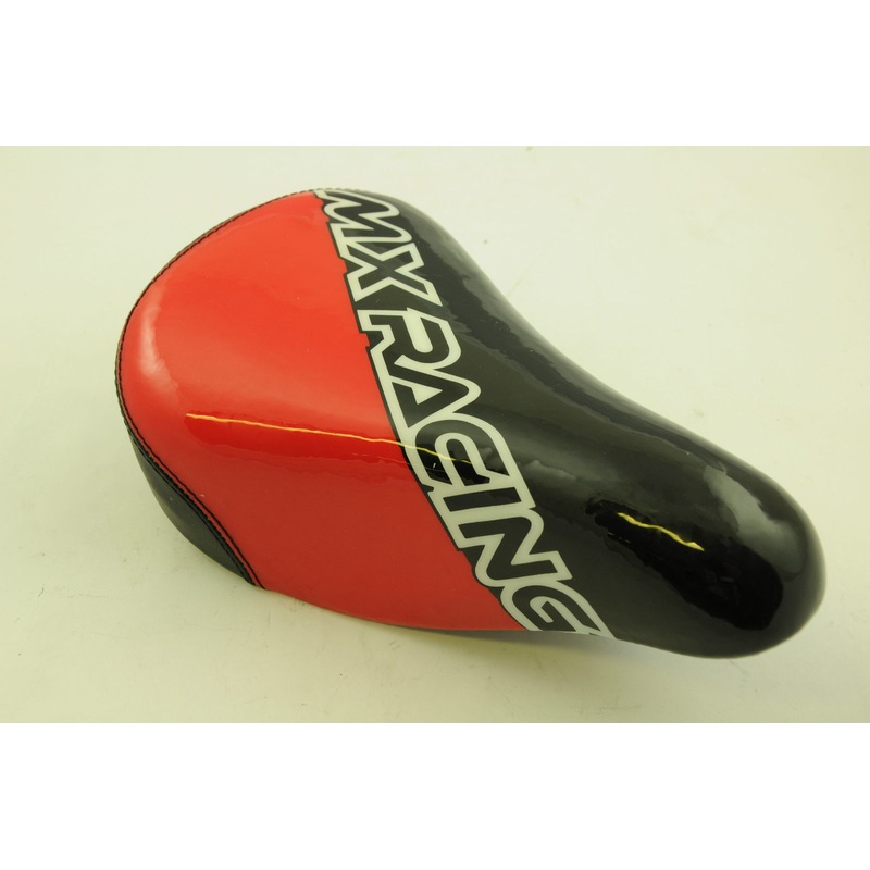 RALEIGH MX RACING KIDDIES 12 BIKE SADDLE, SEAT NO BRACKET RED-BLK WBZP127 NEW