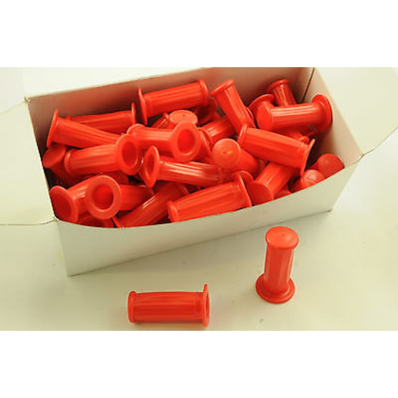 WHOLESALE JOB LOT 25 PAIRS BIKE,TRIKE 22.2mm HANDLEBAR GRIPS  22.2mm RED
