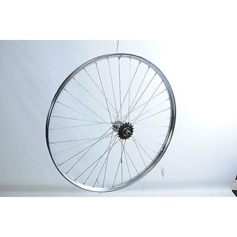 28 X 1 1/2 Rear Wheel Vintage Roadster Bike Westwood Chrome Rim Rod Brake New
