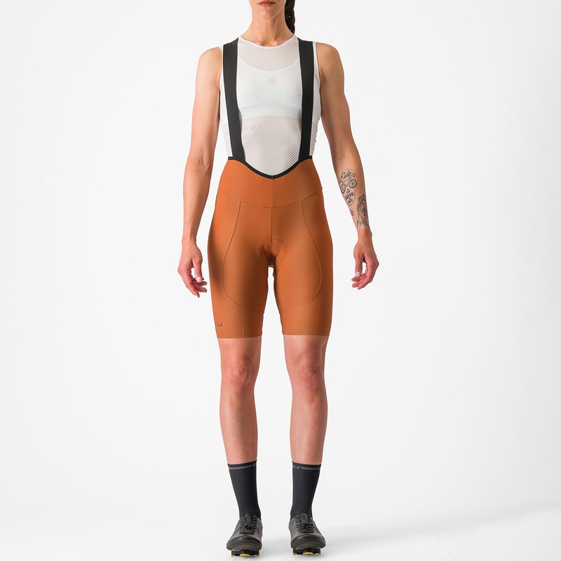 Salopette donna Castelli Espresso DT – Arancio