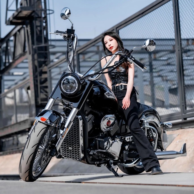 2025 800cc Liquid-Cooled Engine/Street Bike/Coolest Motorcycle/American Gangster Motorcycle/Cruise Motorcycle