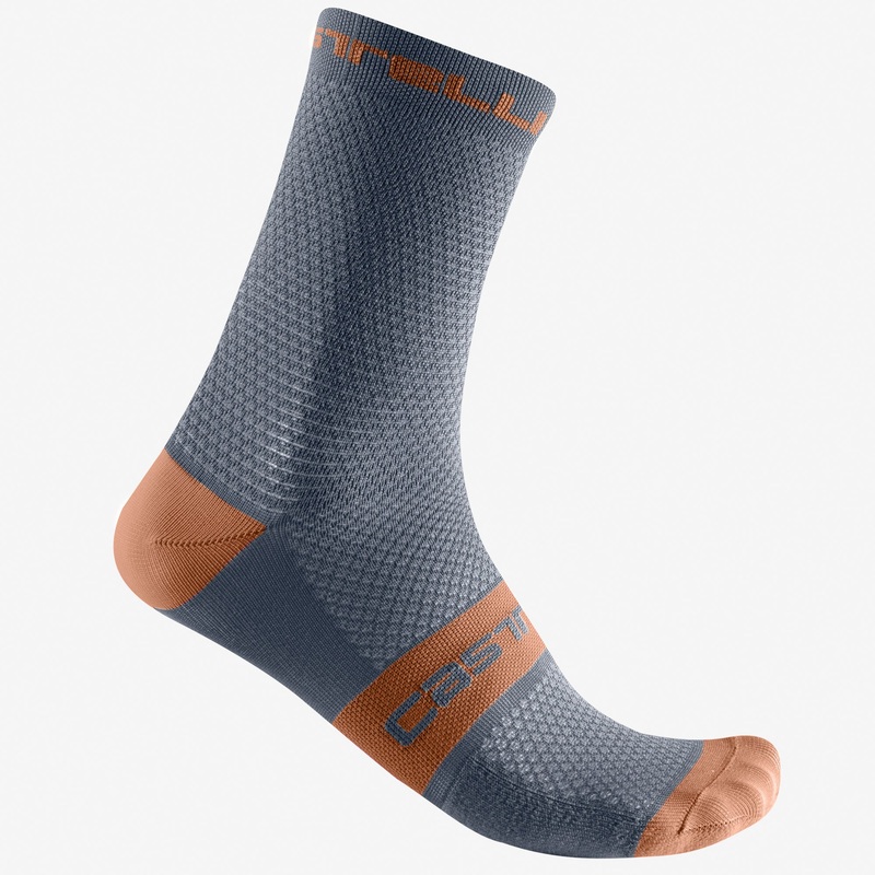 Calze Castelli Superleggera T 12 – Blu arancio