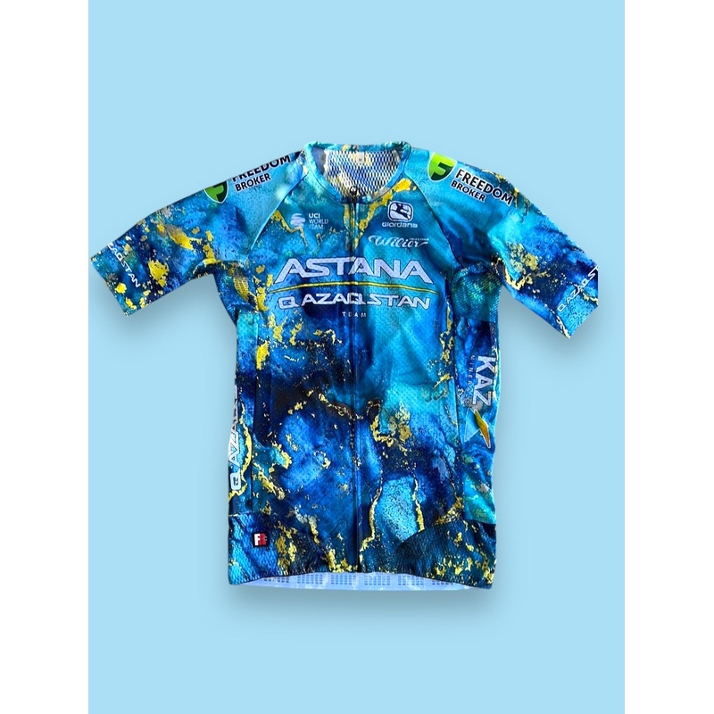 ‘FRC Lyte’ Summer Jersey Short Sleeve – Tour De France Limited Edition | Giordana | Astana Qazaqstan | Pro-Issued Cycling Kit