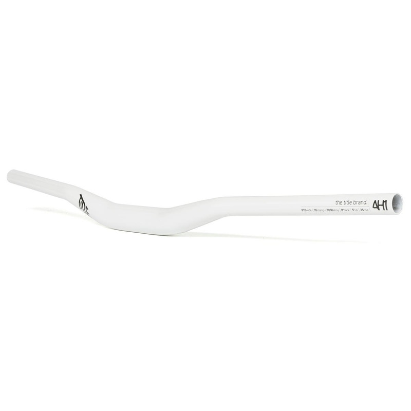 Title MTB AH1 35mm Handlebar (White) (35mm) (25mm Rise) (810mm) (5/8 Sweep)