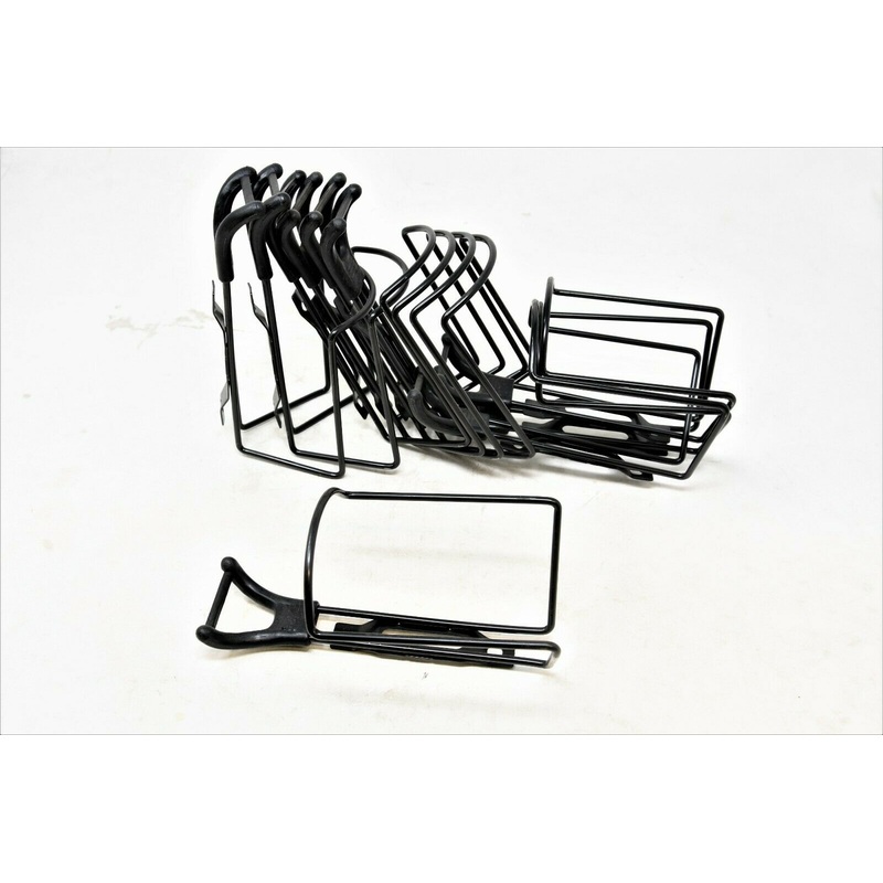 WHOLESALE JOB LOT 10 CLASSIC STYLE STEEL RACING BIKE WATER BOTTLE CAGES BLACK