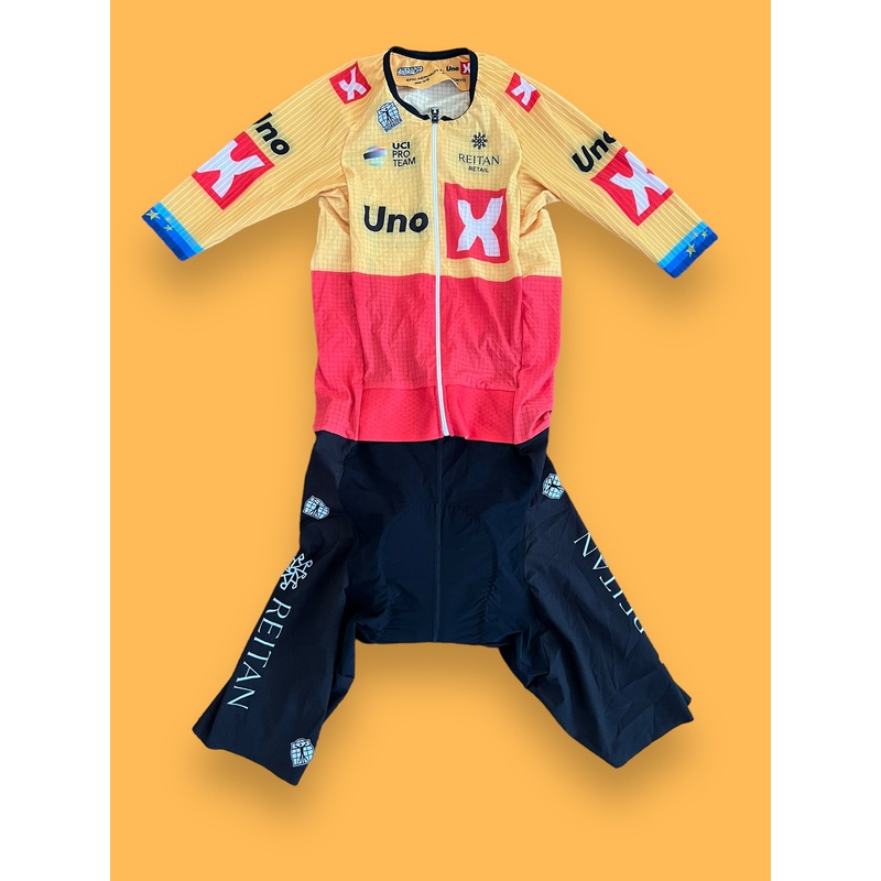 Aero Road Suit European Champion Bands | Bioracer | Uno-X Pro Team | Pro Cycling Kit