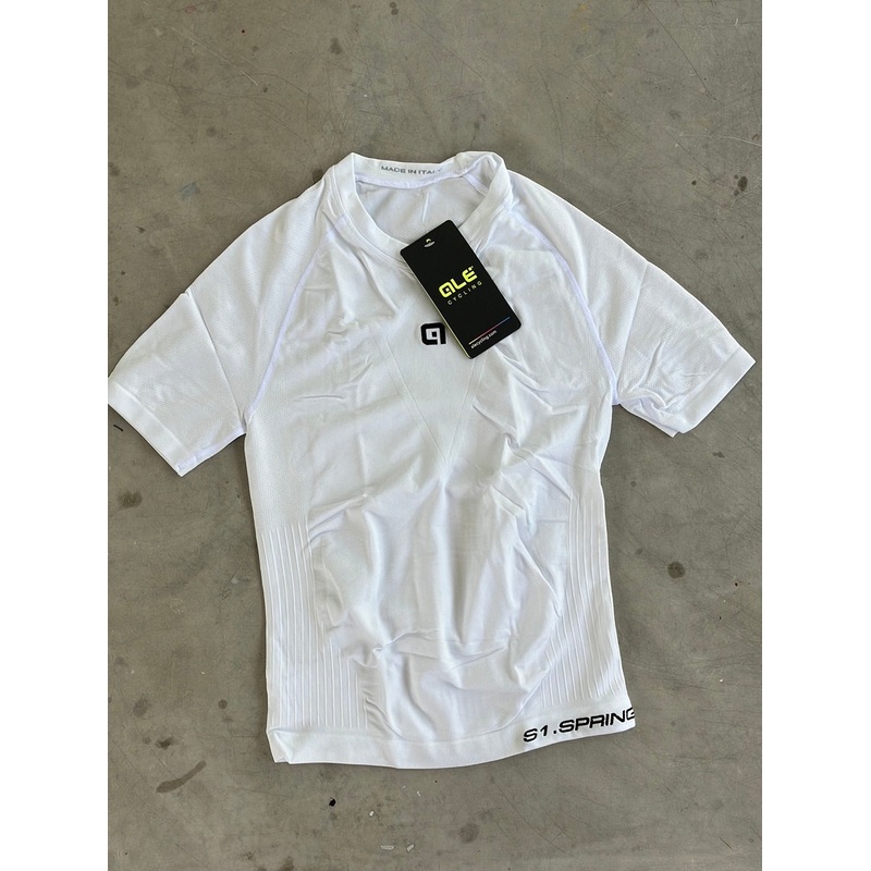 Bardiani | Ale – Short Sleeve Base Layer | White | S/M | Pro-Issued Team Kit