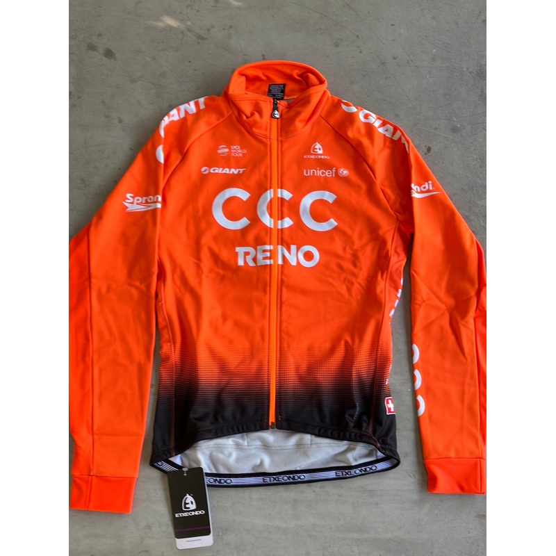 Thermal Winter Jacket Long Sleeve Gore Windstopper  |Extendo |CCC Reno Giant |Pro Cycling Kit