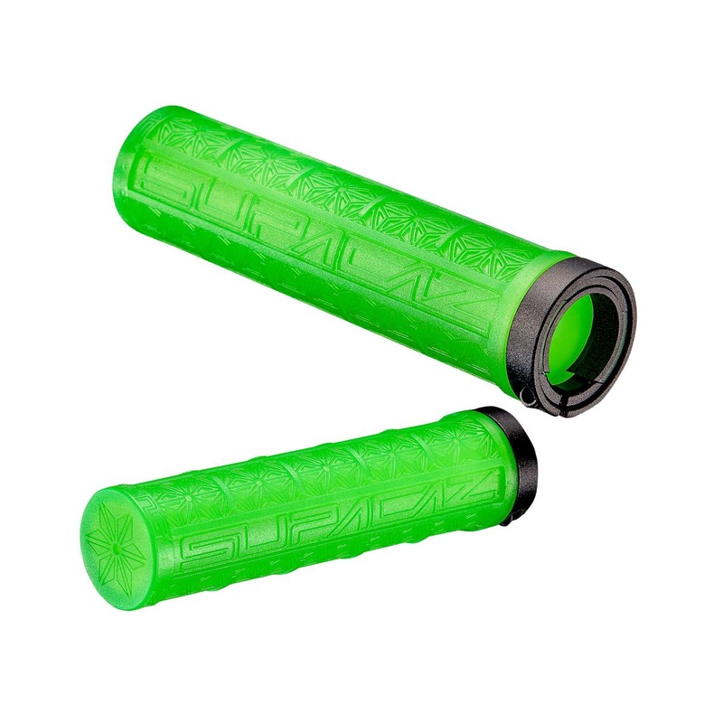 Supacaz Grizips Lock-On Grips (Green)