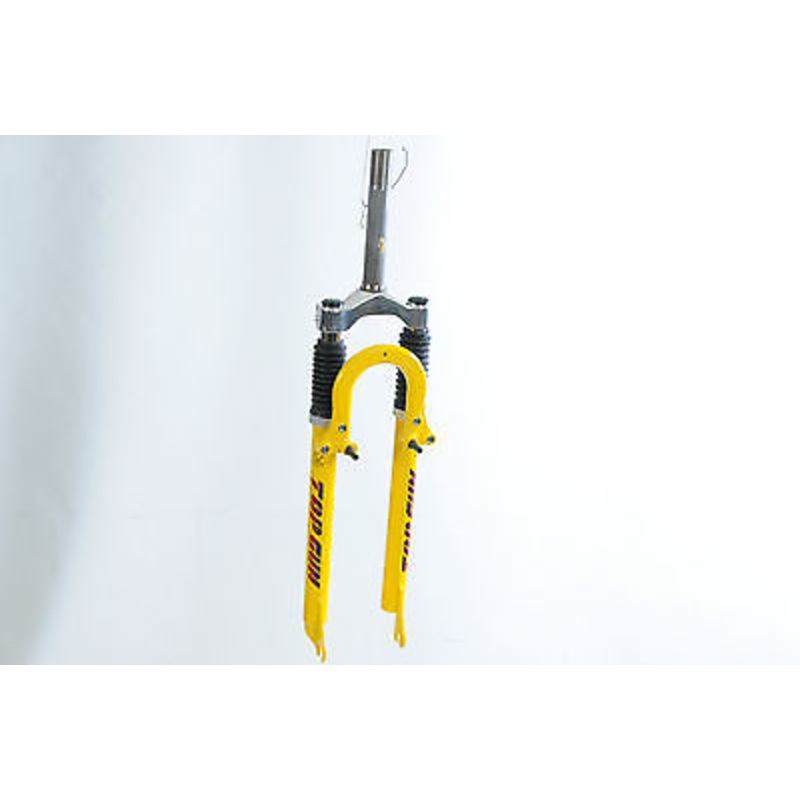 1 STEERER 155mm TOP GUN SUSPENSION FORK 700c TREKKING HYBRID BIKE YELLOW