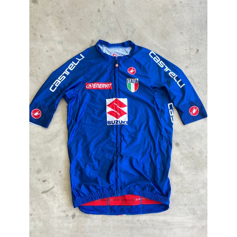 Aero Race Short Sleeve Jersey | Castelli | Italia Italy National Team | Pro-Issued Cycling Kit