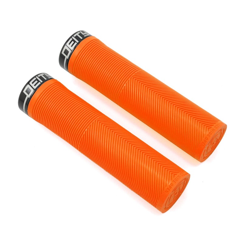 Deity Knuckleduster Lock-On Grips (Orange) (132mm)