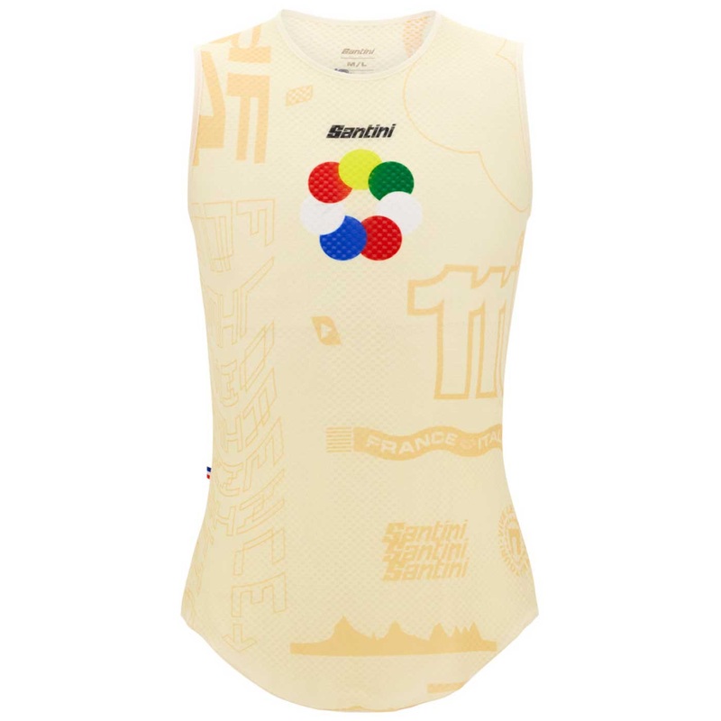 Maglia intima senza maniche Santini Tour de France 2024 – Grand Dpart