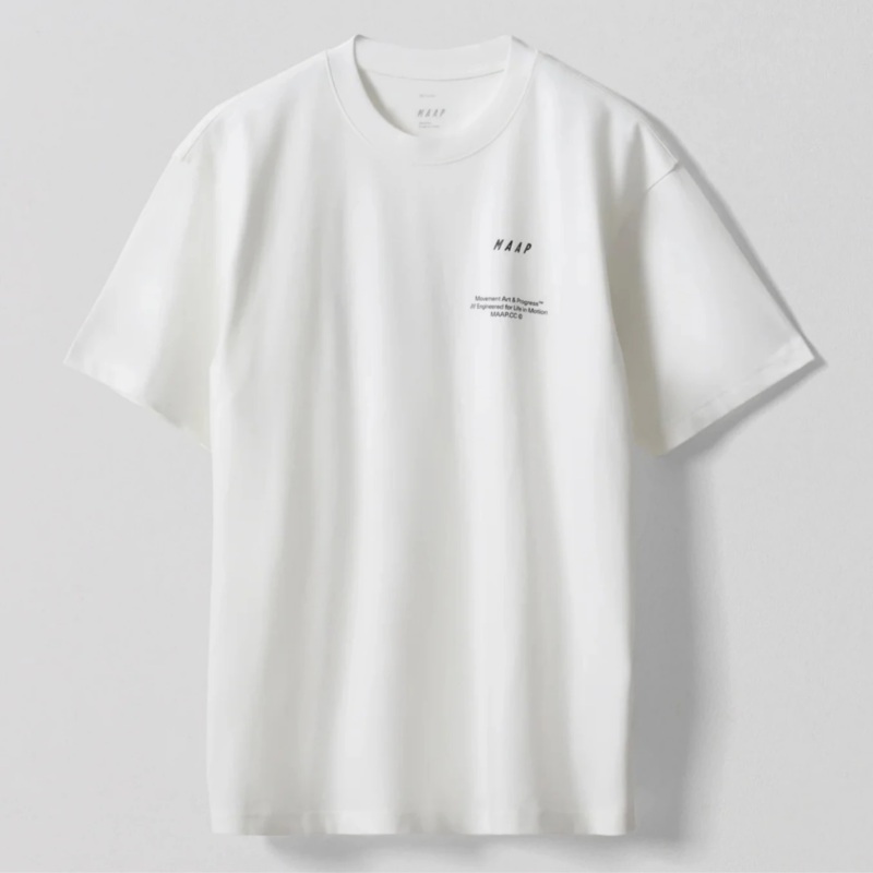 T-Shirt Maap Essentials Print – Bianco