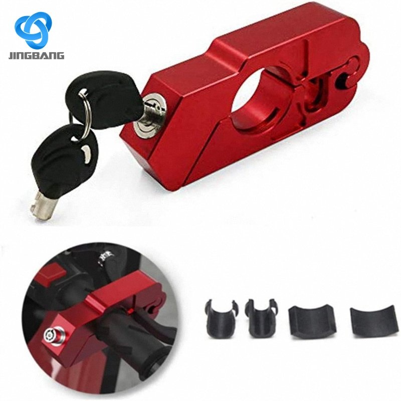 Wholesale Stock New design or Customized OEM Logo Price Motorcycle Accessories Handle Lock Anti-Theft Handlebar Clutch Brake Grip Lock