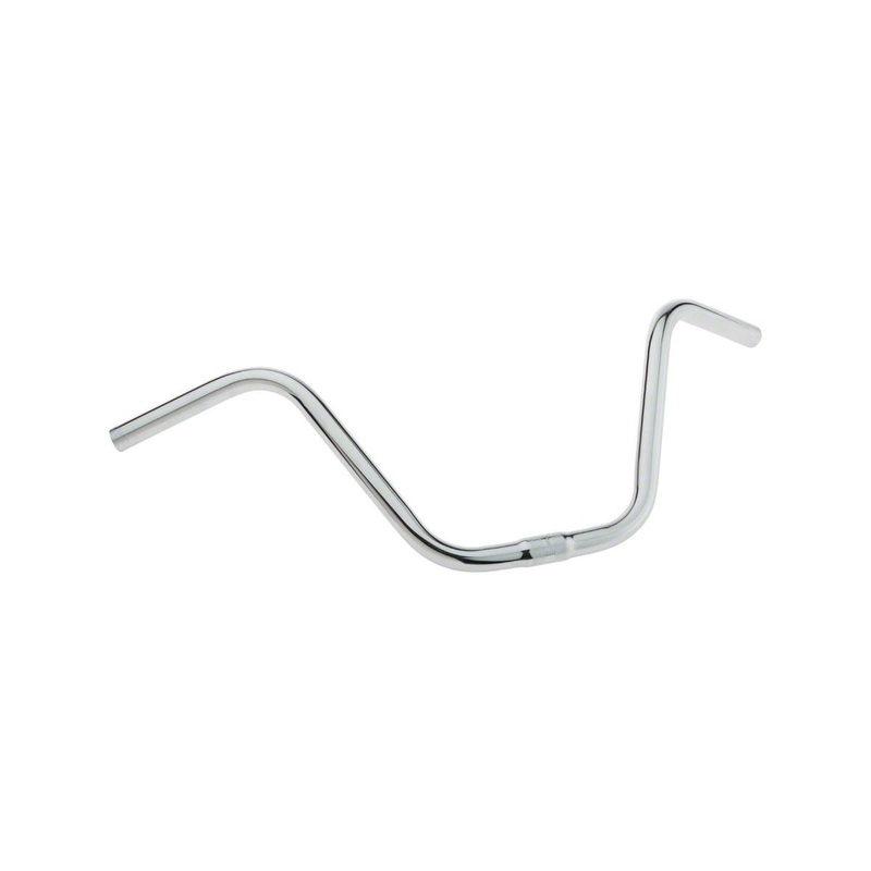 Wald 870 Hi-Rise 24 Steel Handlebar (Chrome) (25.4mm) (9 Rise) (610mm)