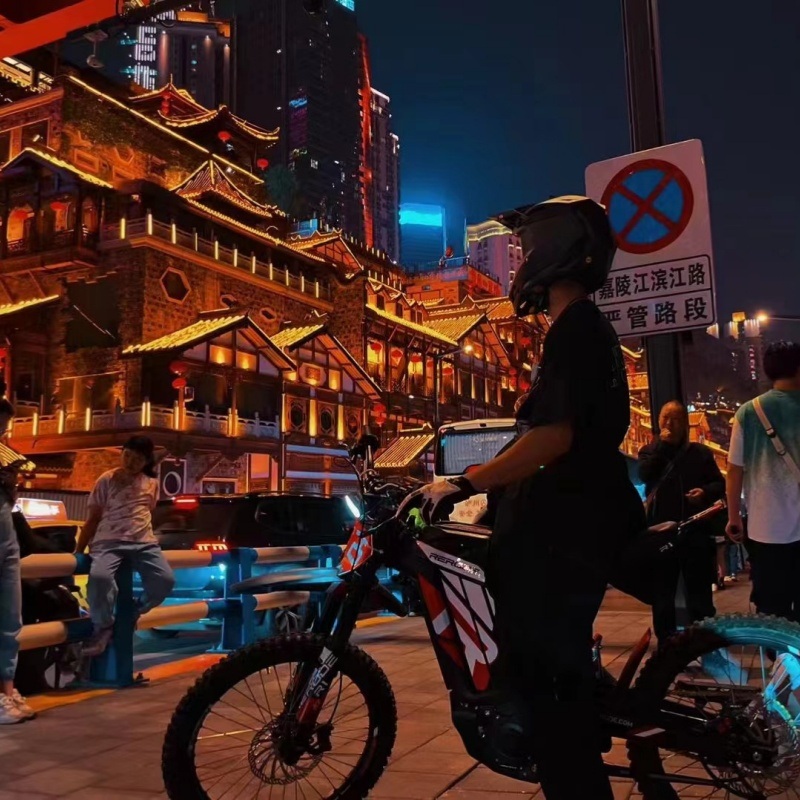 off-Road Motorcycle Bike 72V Mountain Electric Motorbikes Light Be