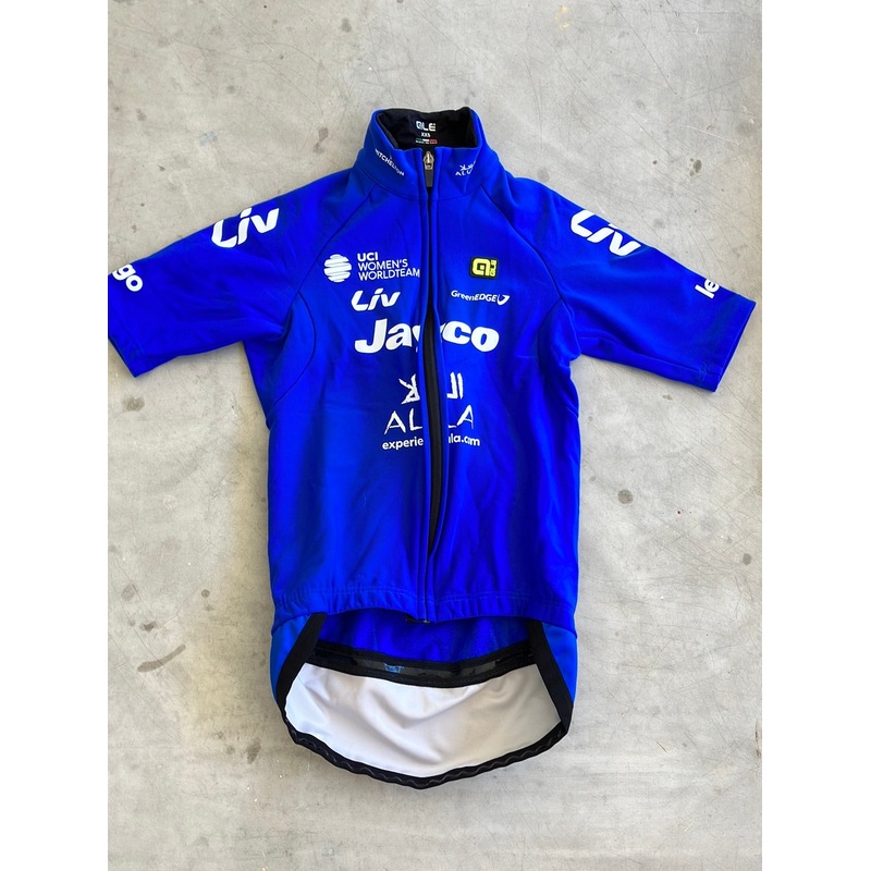 Women’s Gabba-Style Jacket Winter Waterproof Short Sleeves | Ale | Jayco Alula Women | Pro-Issued Cycling Kit