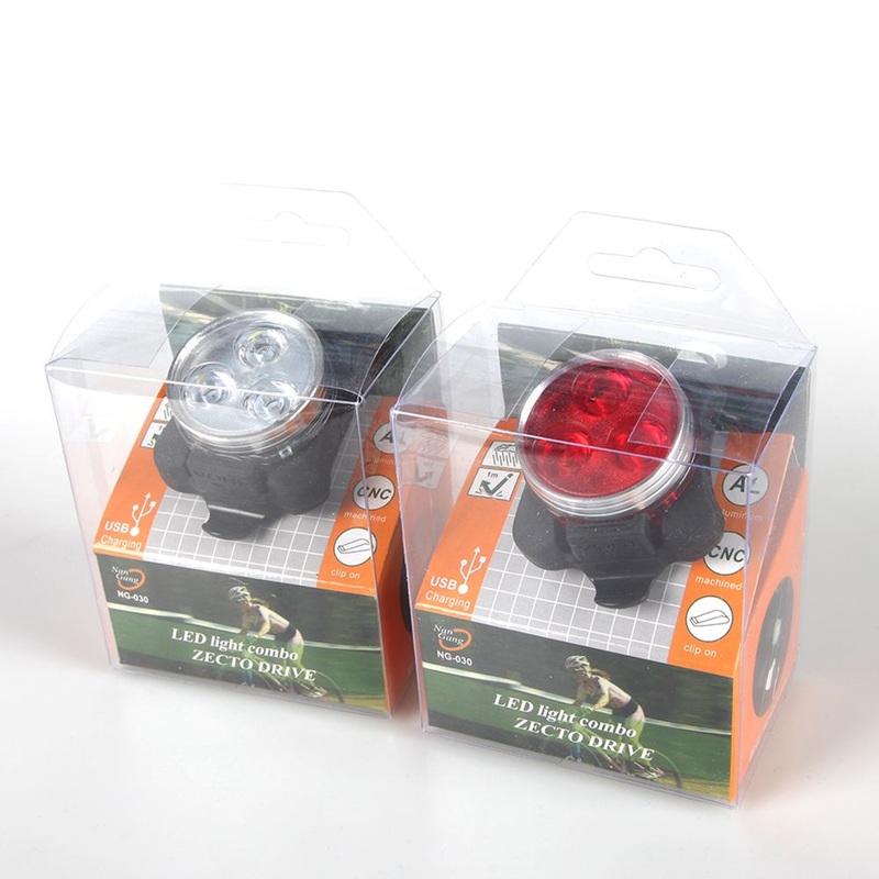Yichen Rechargeable Mini Front and Rear LED Bicycle Light