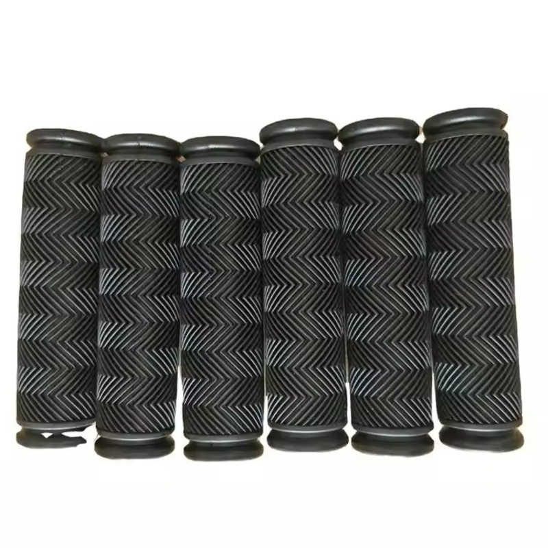 TPE Bike Hand Grip Bicycle Handlebar Grips Plastic Rubber Grips