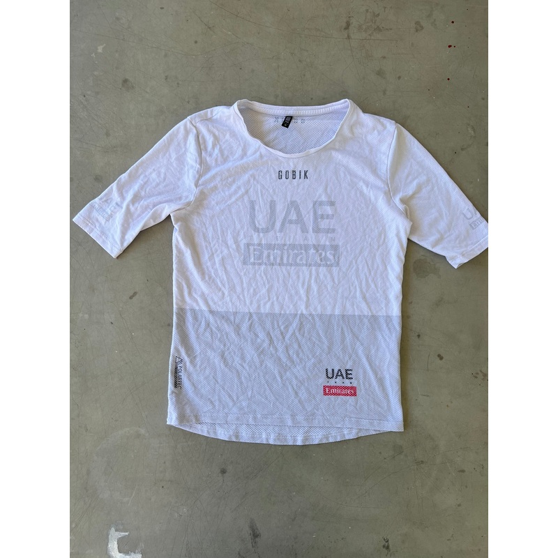 UAE Emirates | Gobik Sleeveless Base Layer | White | Rider-Issued Pro Team Kit