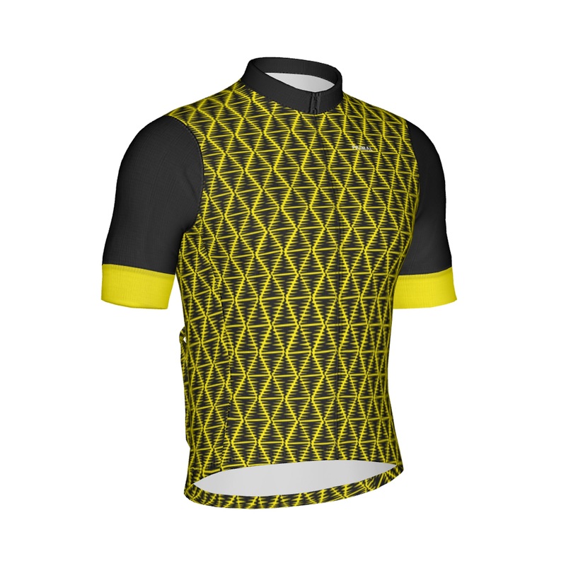 Yellow Diamondoid Men’s Helix 2.0 Jersey