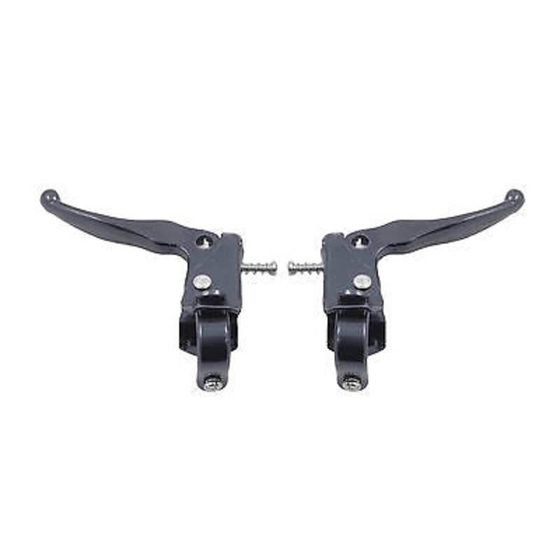 BMX MX STYLE BRAKE LEVERS ALLOY MX TYPE OLD SCHOOL OR MODERN BMX BLACK BL805BK