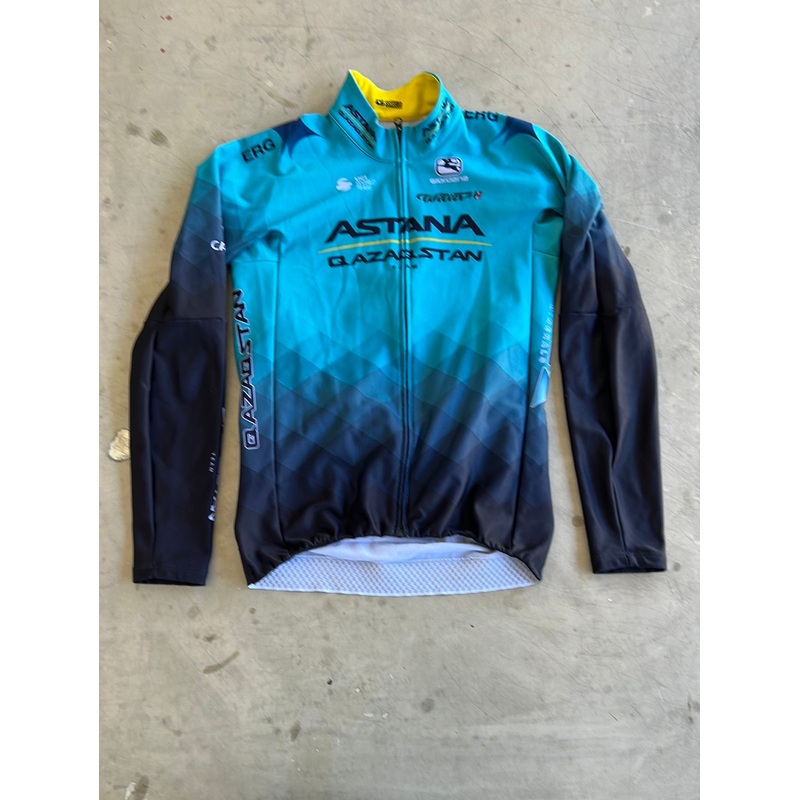 ‘Versa’ Long Sleeve Jersey | Giordana | Astana Qazaqstan | Pro-Issued Cycling Kit