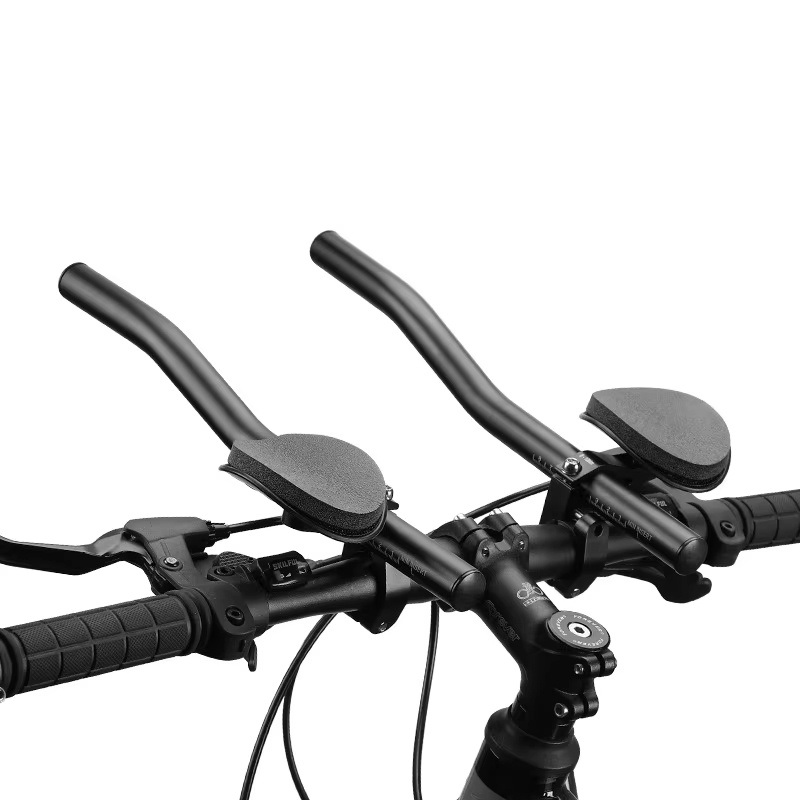 Aluminium Alloy Bike Rest Handlebar Bicycle Aero Triathlon Extender Handlebars Armrest Tt Bar Ends Bike Cycling Rest Handlebar