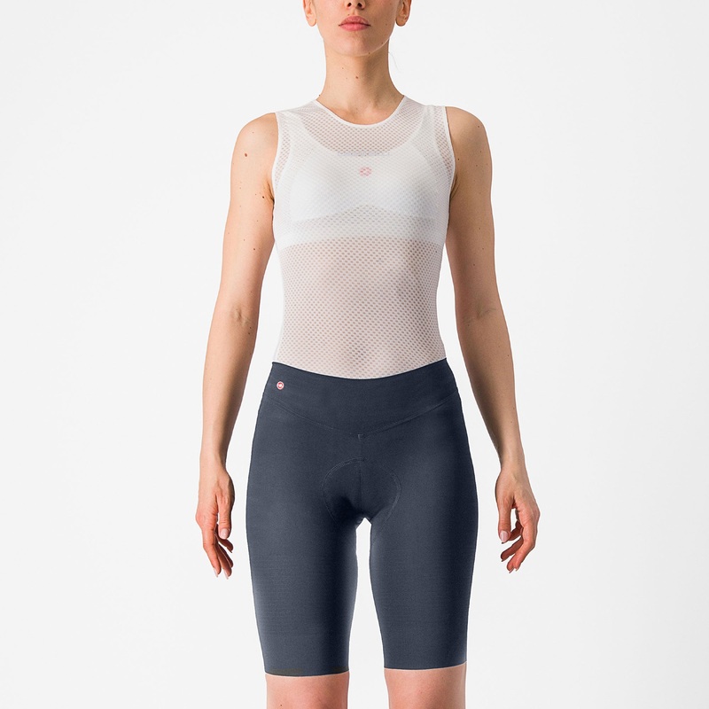 Pantaloncini donna Castelli Premio – Blu chiaro